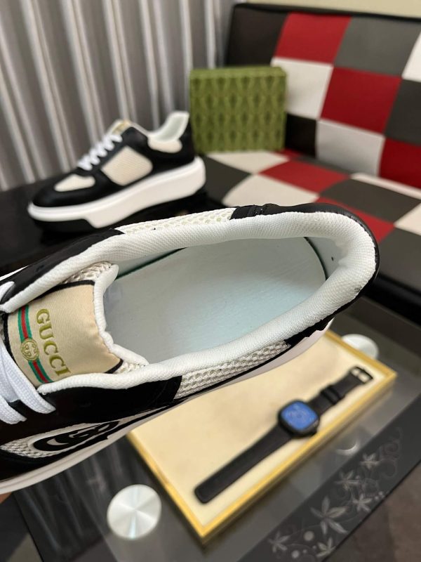 Gucci -GG -Chunky -Men's -Black -And --White- Low- Top -Sneakers. (8) Gucci GG Chunky Men's Black And White Low Top Sneakers.