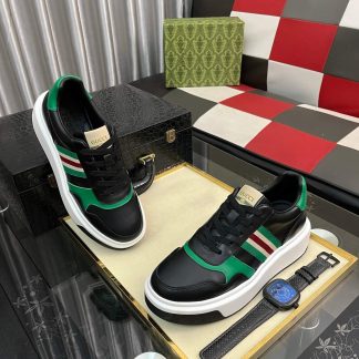 Gucci Re-Web sneaker in Original GG canvas.