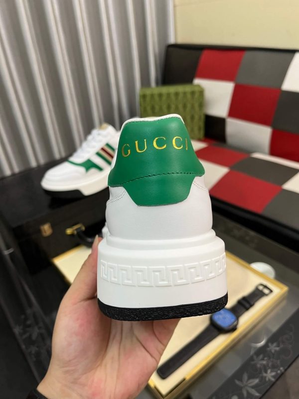 Gucci Re-Web sneaker in Original GG canvas.