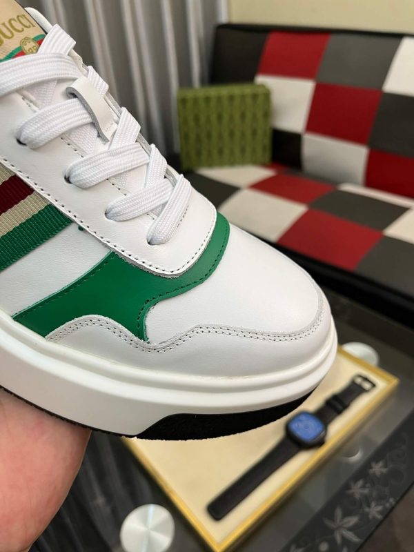 Gucci Re-Web sneaker in Original GG canvas.