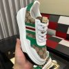 Gucci Re-Web sneaker in Original GG canvas.