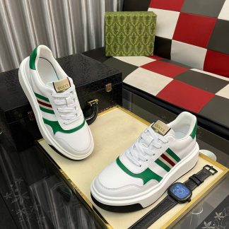 Gucci Re-Web sneaker in Original GG canvas.