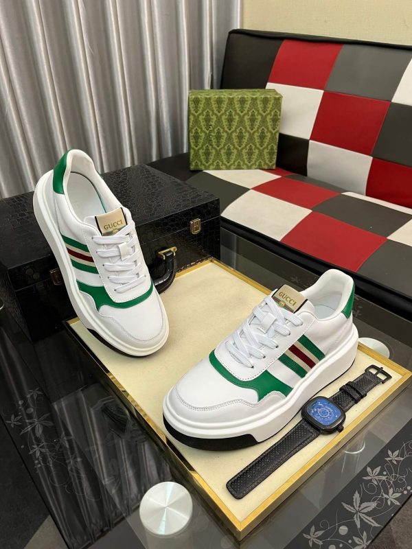 Gucci Re-Web sneaker in Original GG canvas.