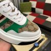 Gucci Re-Web sneaker in Original GG canvas.