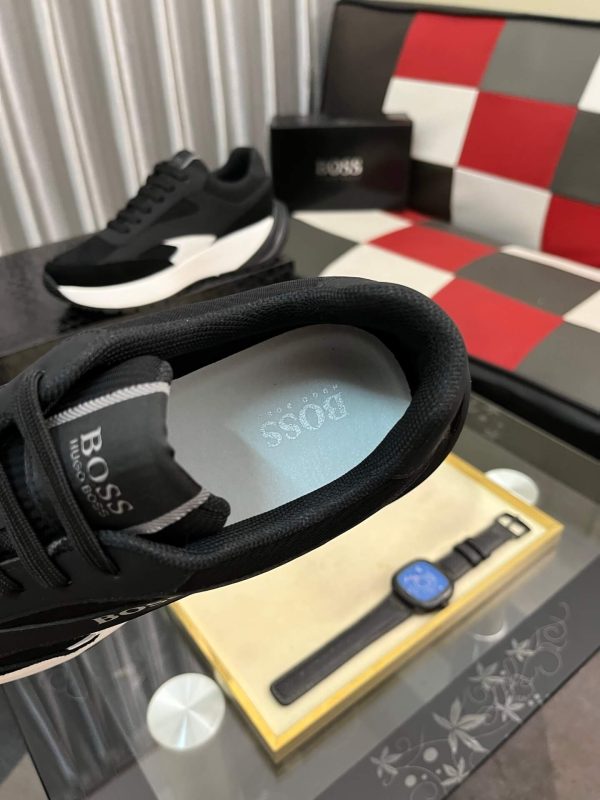 Hugo Boss sneakers Black dean Runner model.