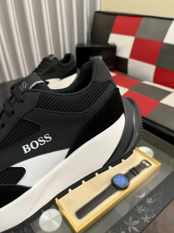 Hugo Boss sneakers Black dean Runner model.