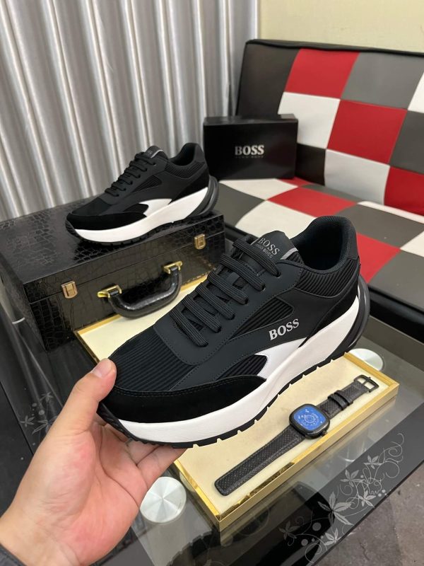 Hugo Boss sneakers Black dean Runner model.