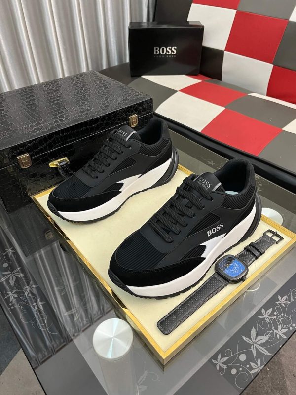Hugo Boss sneakers Black dean Runner model.