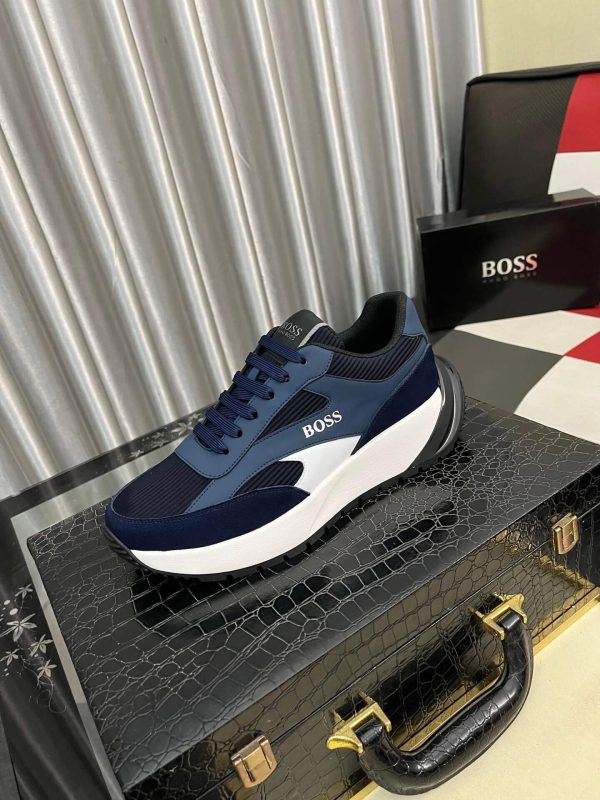 Hugo Boss sneakers Blue dean Runner model.