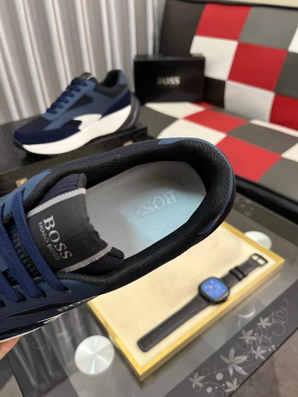 Hugo Boss sneakers Blue dean Runner model.