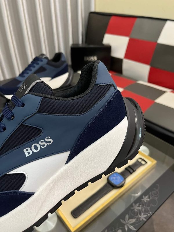 Hugo Boss sneakers Blue dean Runner model.