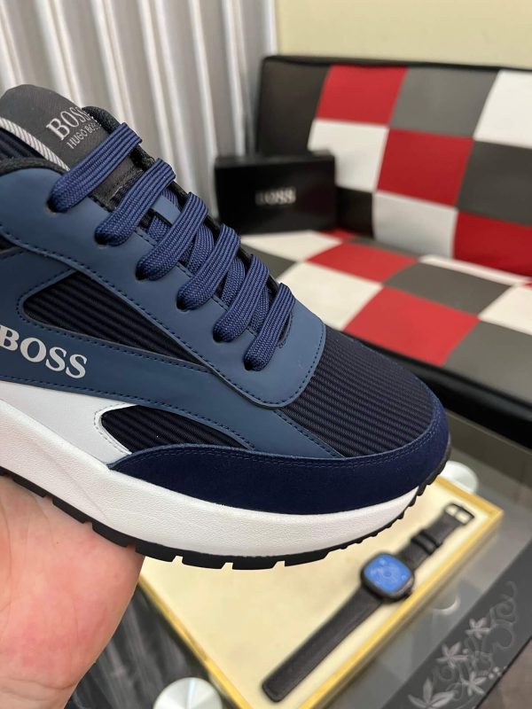Hugo Boss sneakers Blue dean Runner model.