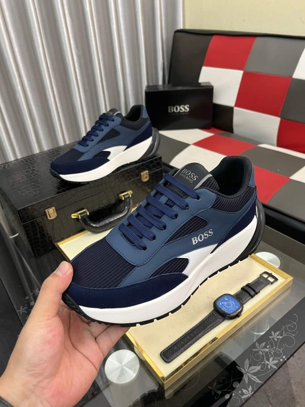 Hugo Boss sneakers Blue dean Runner model.