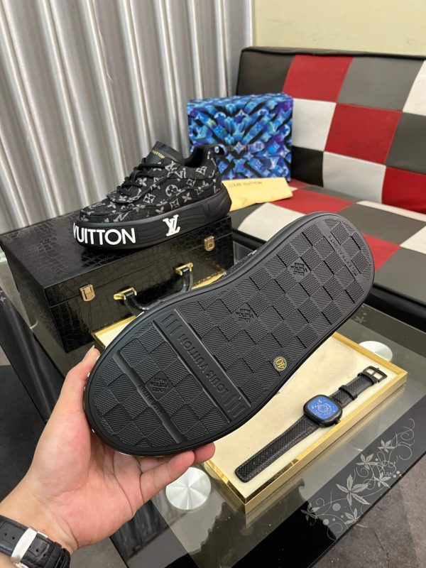 Louis- Vuitton -Black- Skate -Sneakers (2) Louis Vuitton Black Skate Sneakers