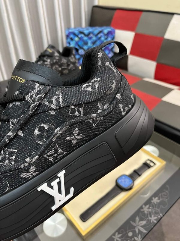 Louis- Vuitton -Black- Skate -Sneakers (4) Louis Vuitton Black Skate Sneakers