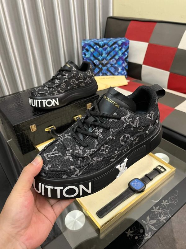 Louis- Vuitton -Black- Skate -Sneakers (6) Louis Vuitton Black Skate Sneakers