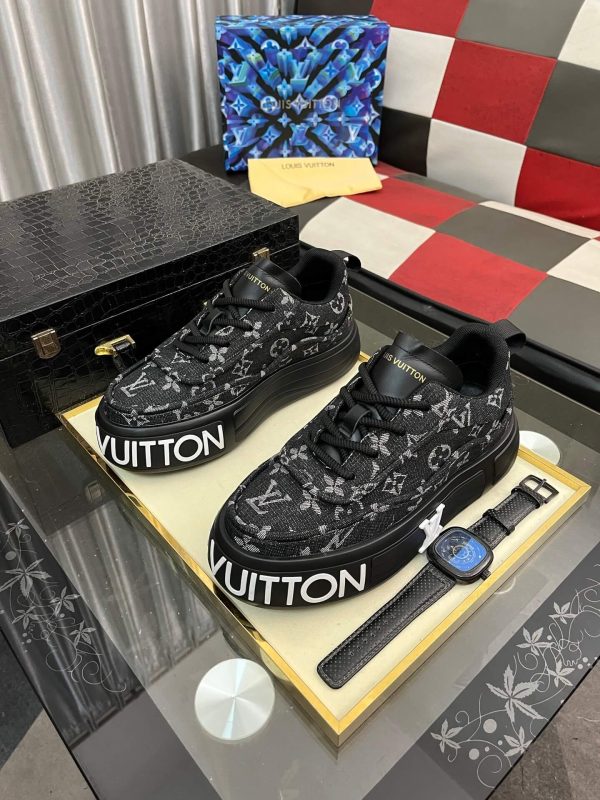 Louis- Vuitton -Black- Skate -Sneakers (9) Louis Vuitton Black Skate Sneakers
