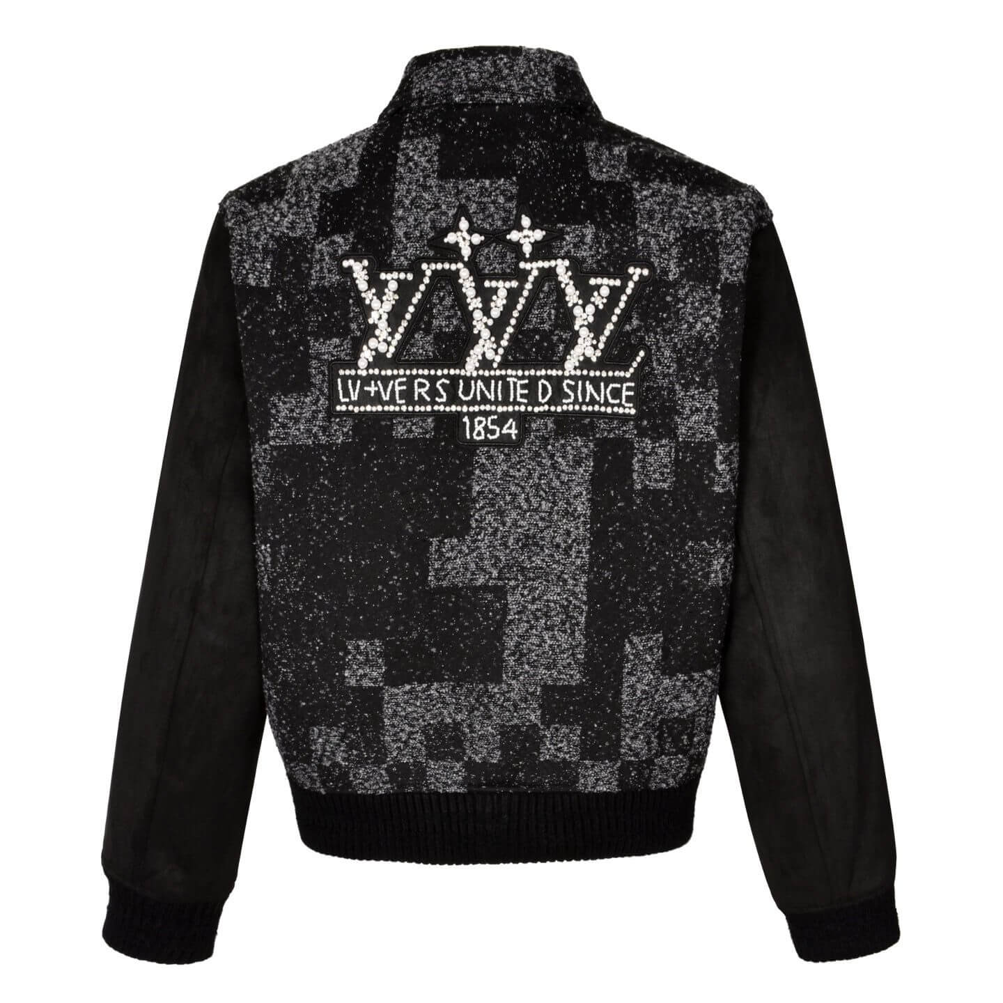 Louis Vuitton Checkerboard Jacket - Suede Sleeves 6 Louis Vuitton Checkerboard Jacket
