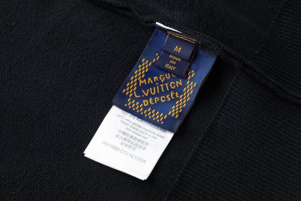 black Louis Vuitton knitted jacket