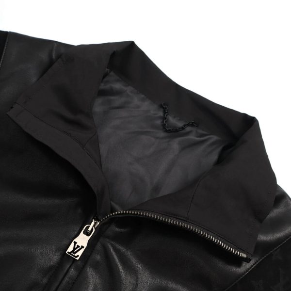 black Louis Vuitton Track Jacket