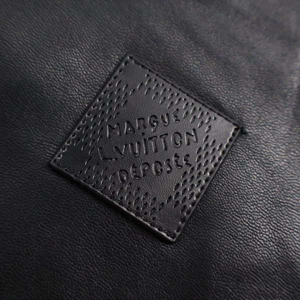 black Louis Vuitton Track Jacket