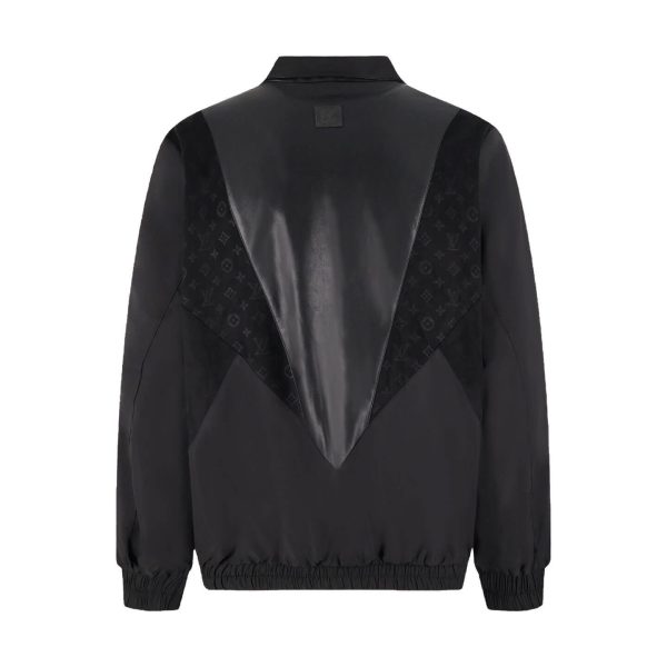 black Louis Vuitton Track Jacket