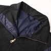 black and navy blue Louis Vuitton windbreaker