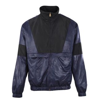 black and navy blue Louis Vuitton windbreaker