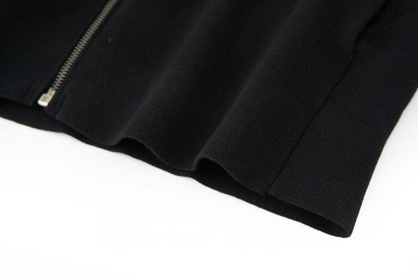 black Louis Vuitton Knit Bomber