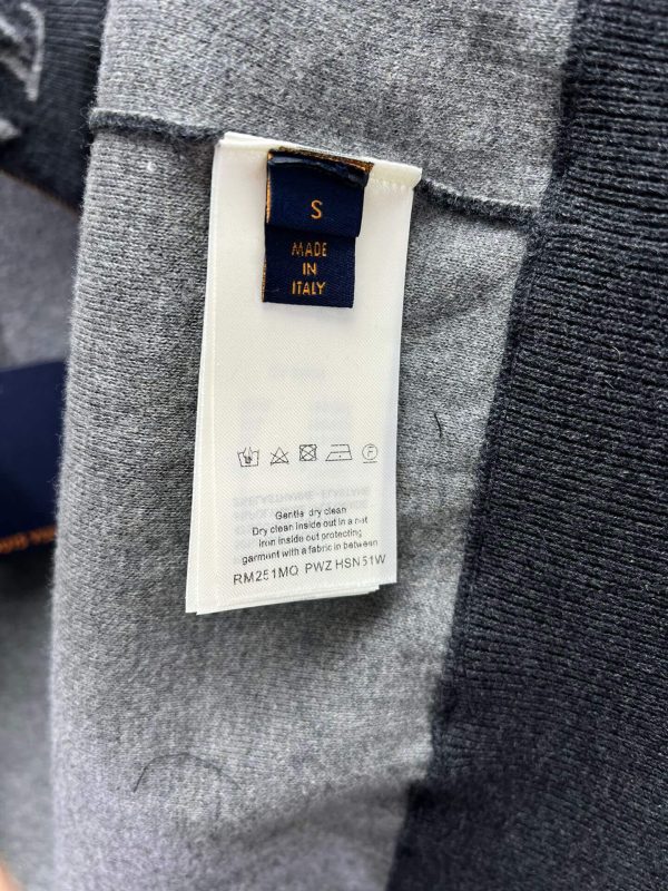 Louis Vuitton navy and white varsity jacket