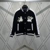 Louis Vuitton navy and white varsity jacket
