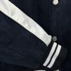 Louis Vuitton navy and white varsity jacket