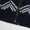 Louis Vuitton zippered knitted blouson