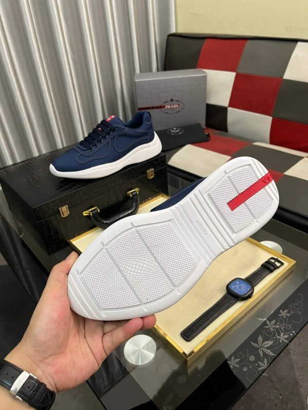 prada america's cup biker fabric sneakers