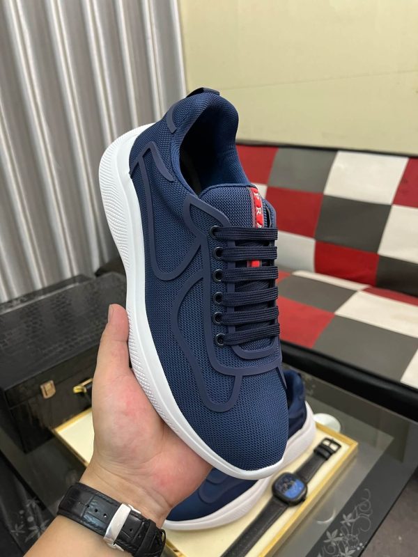 prada america's cup biker fabric sneakers
