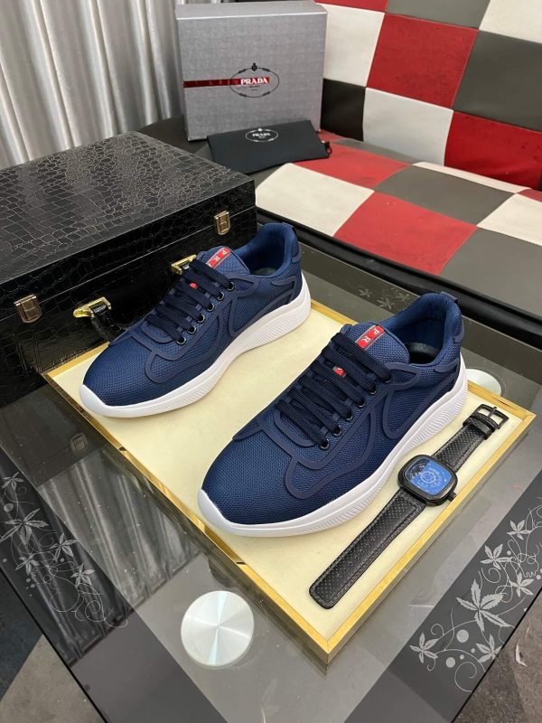 prada america's cup biker fabric sneakers