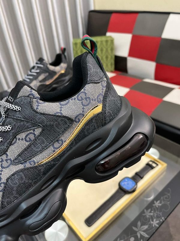 Gucci GG Rhyton sneakers.