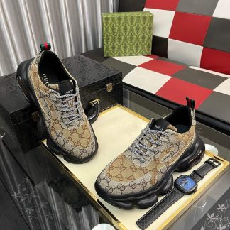 Gucci GG Rhyton sneakers.