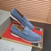Brunello Cucinelli Flex Suede Penny Loafers