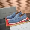 Brunello Cucinelli Flex Suede Penny Loafers