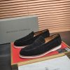 Brunello Cucinelli Flex Suede Penny Loafers