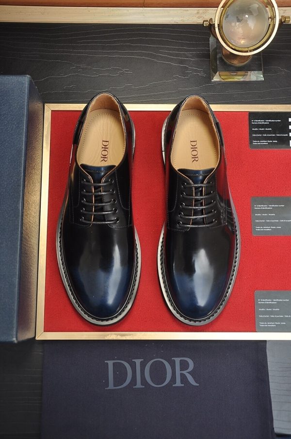 Dior loafers in black shiny calfskin