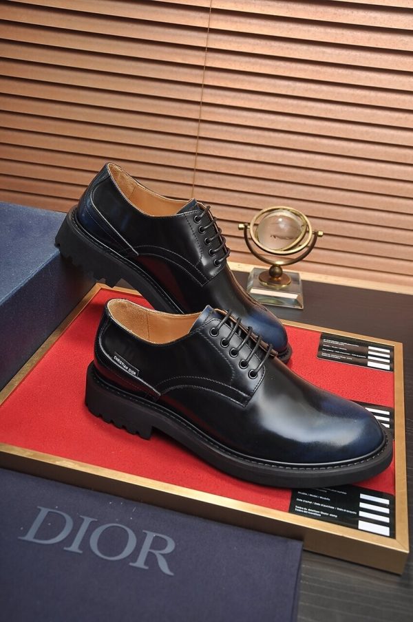 Dior loafers in black shiny calfskin