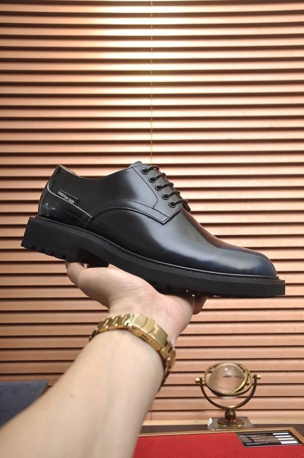 Dior loafers in black shiny calfskin