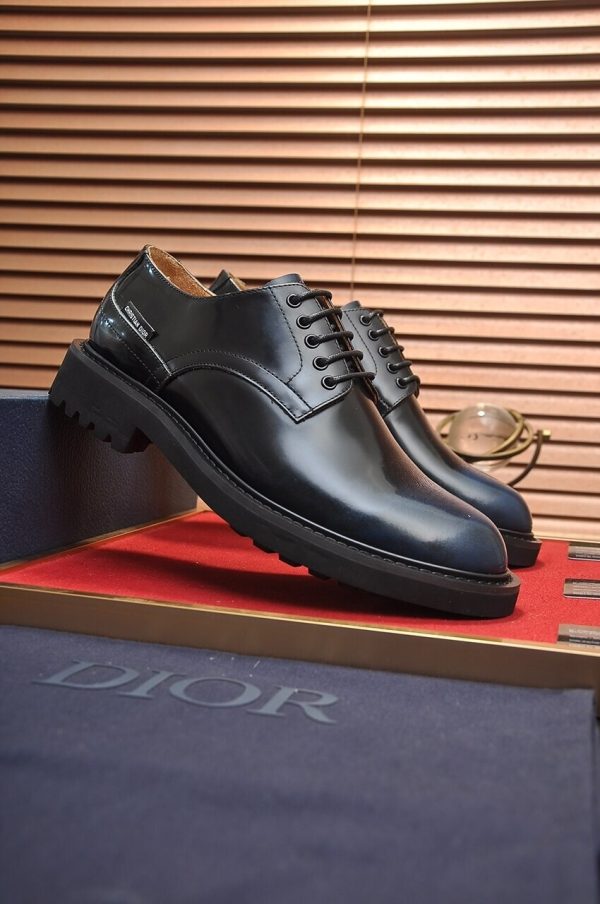 Dior loafers in black shiny calfskin