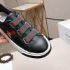 Gucci Ace Logo Strap Sneakers.