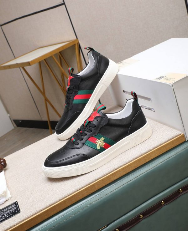 Gucci -Ace- Logo -Strap- Sneakers. (1) Gucci Ace Logo Strap Sneakers.