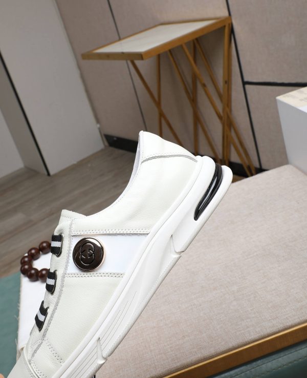 Gucci Ace Logo Strap Sneakers.