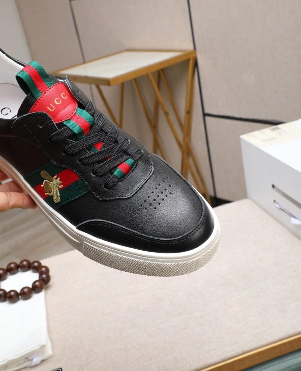 Gucci -Ace- Logo -Strap- Sneakers. (4) Gucci Ace Logo Strap Sneakers.