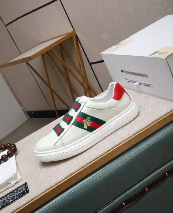 Gucci- Ace -Logo -Strap -Sneakers. (5) Gucci Ace Logo Strap Sneakers.